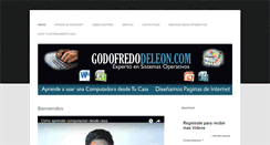 Desktop Screenshot of godofredodeleon.com